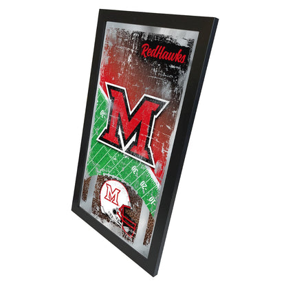 Miami (OH) 15" x 26" Football Mirror