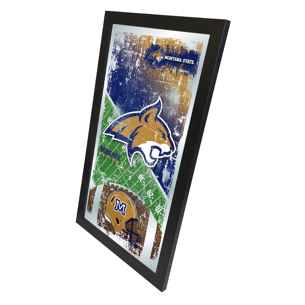 Montana State 15" x 26" Football Mirror