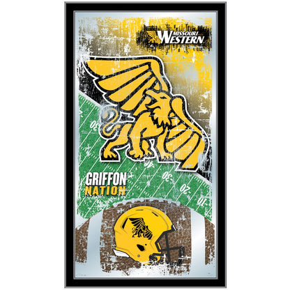 Missouri Western State 15" x 26" Football Mirror