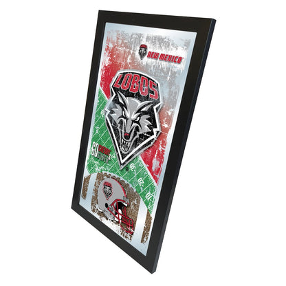 New Mexico 15" x 26" Football Mirror