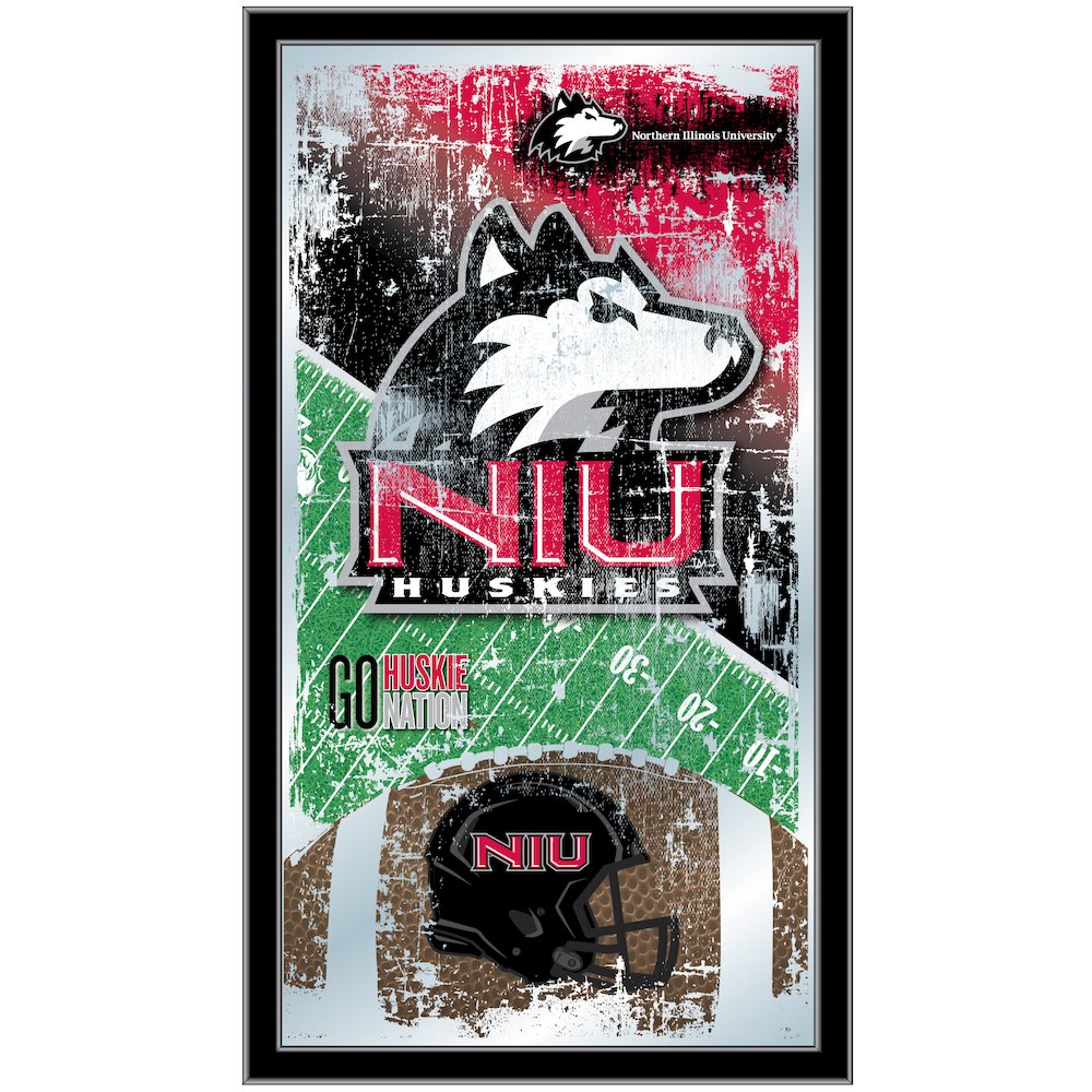 Northern Illinois 15" x 26" Football Mirror