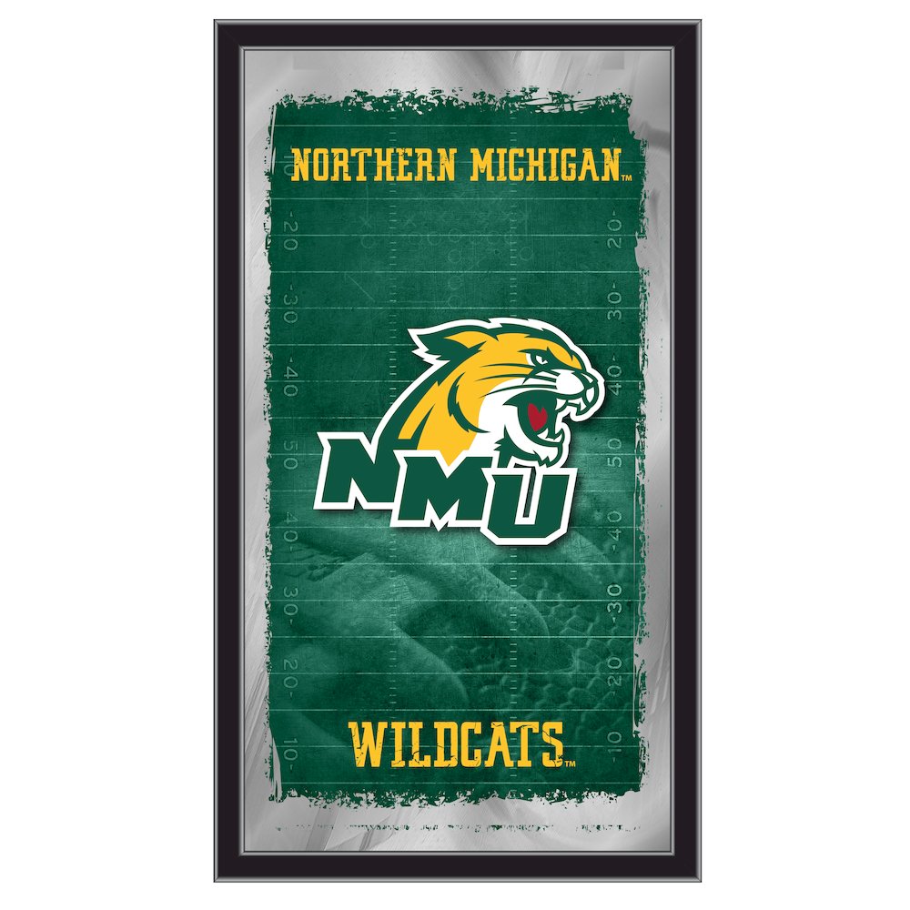 Northern Michigan 15" x 26" Football Mirror