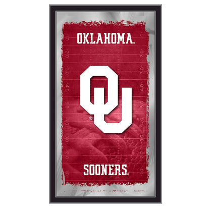 Oklahoma 15" x 26" Football Mirror