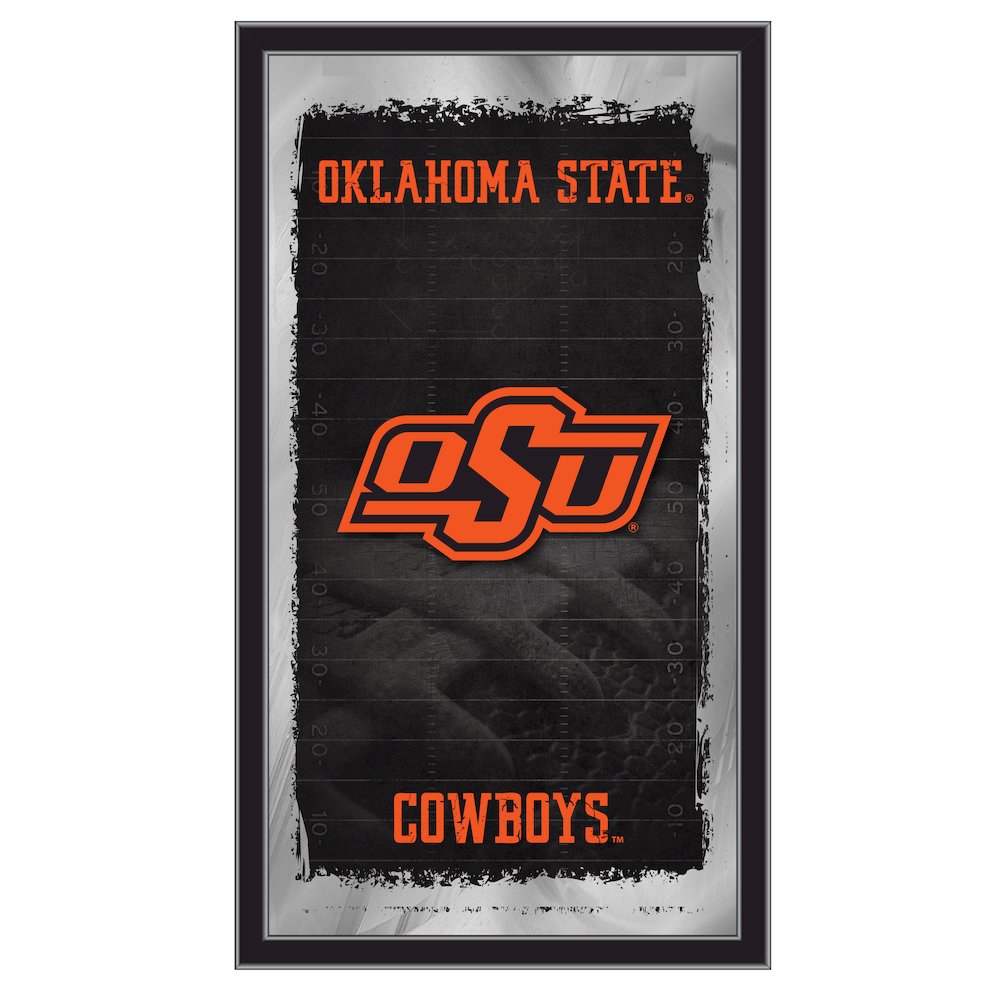 Oklahoma State 15" x 26" Football Mirror