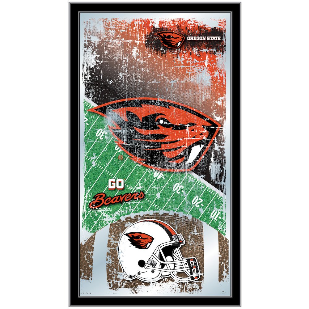 Oregon State 15" x 26" Football Mirror