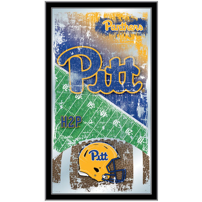 Pitt 15" x 26" Football Mirror
