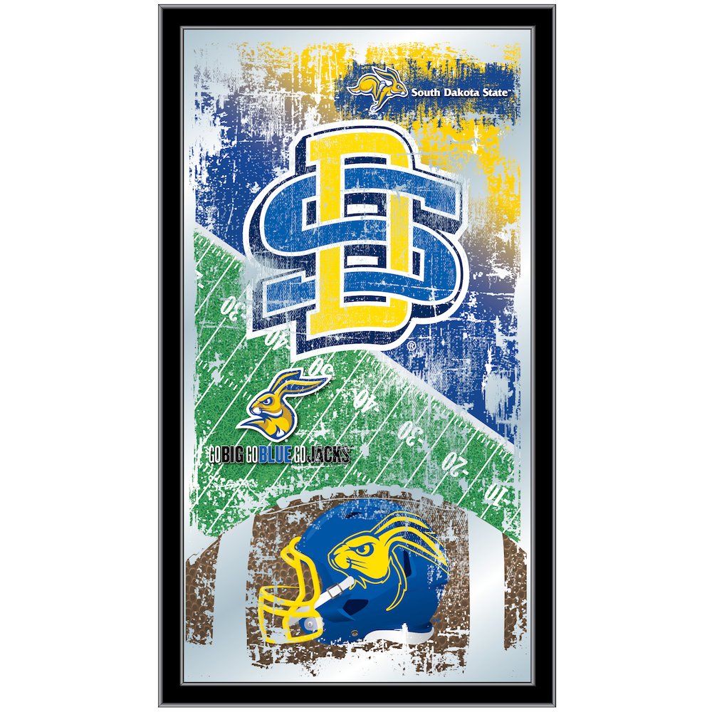 South Dakota State University 15" x 26" Football Mirror
