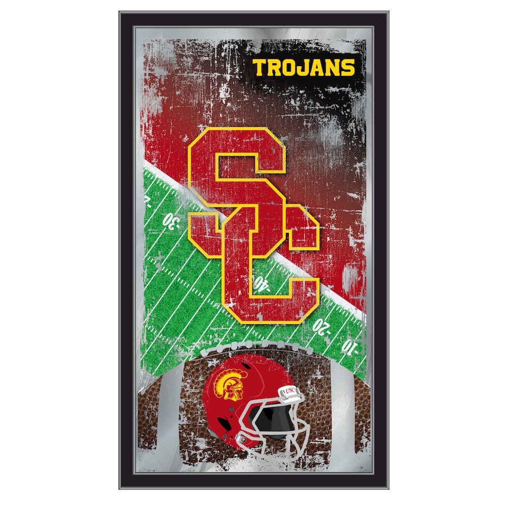 USC Trojans 15" x 26" Football Mirror