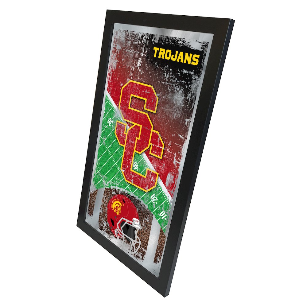 USC Trojans 15" x 26" Football Mirror