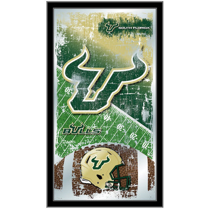 South Florida 15" x 26" Football Mirror
