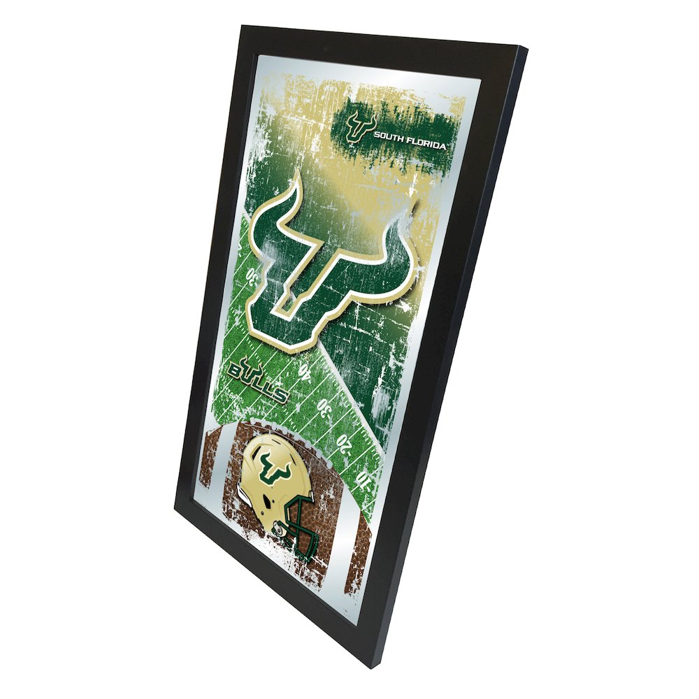 South Florida 15" x 26" Football Mirror