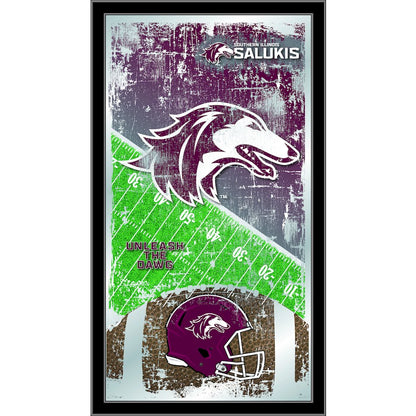 Southern Illinois University 15" x 26" Football Mirror