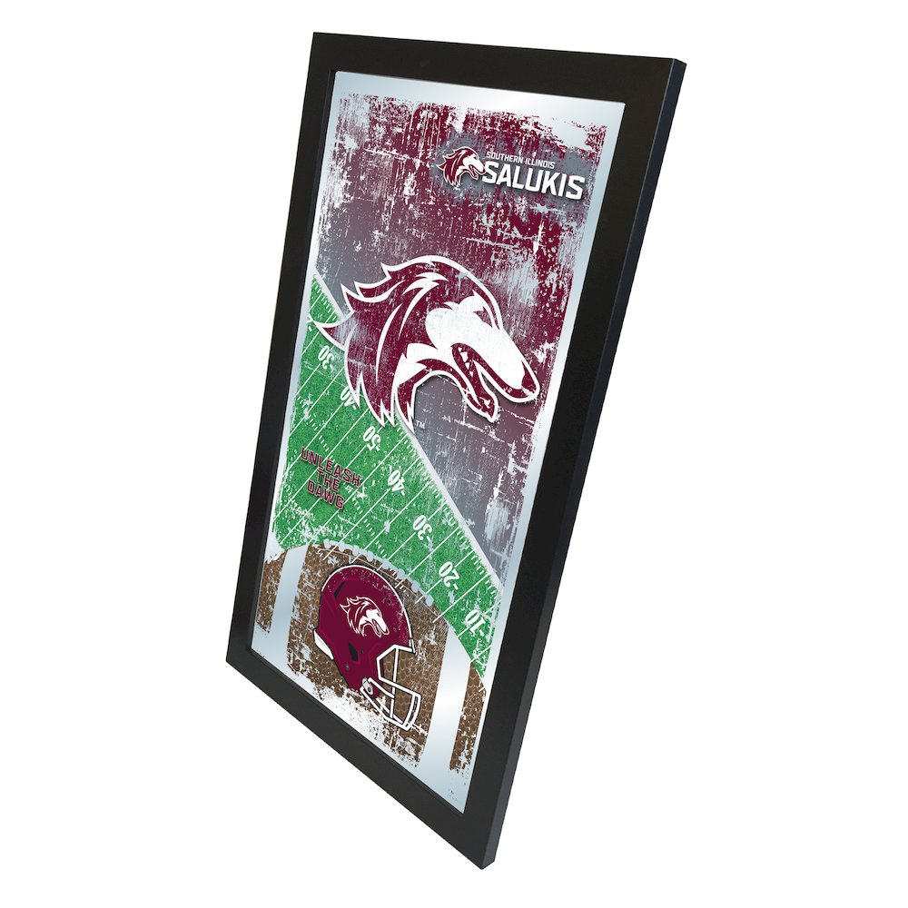 Southern Illinois University 15" x 26" Football Mirror