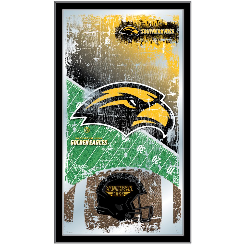 Southern Miss 15" x 26" Football Mirror