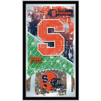 Syracuse 15" x 26" Football Mirror