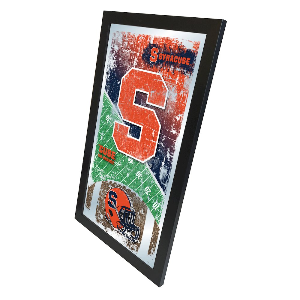 Syracuse 15" x 26" Football Mirror