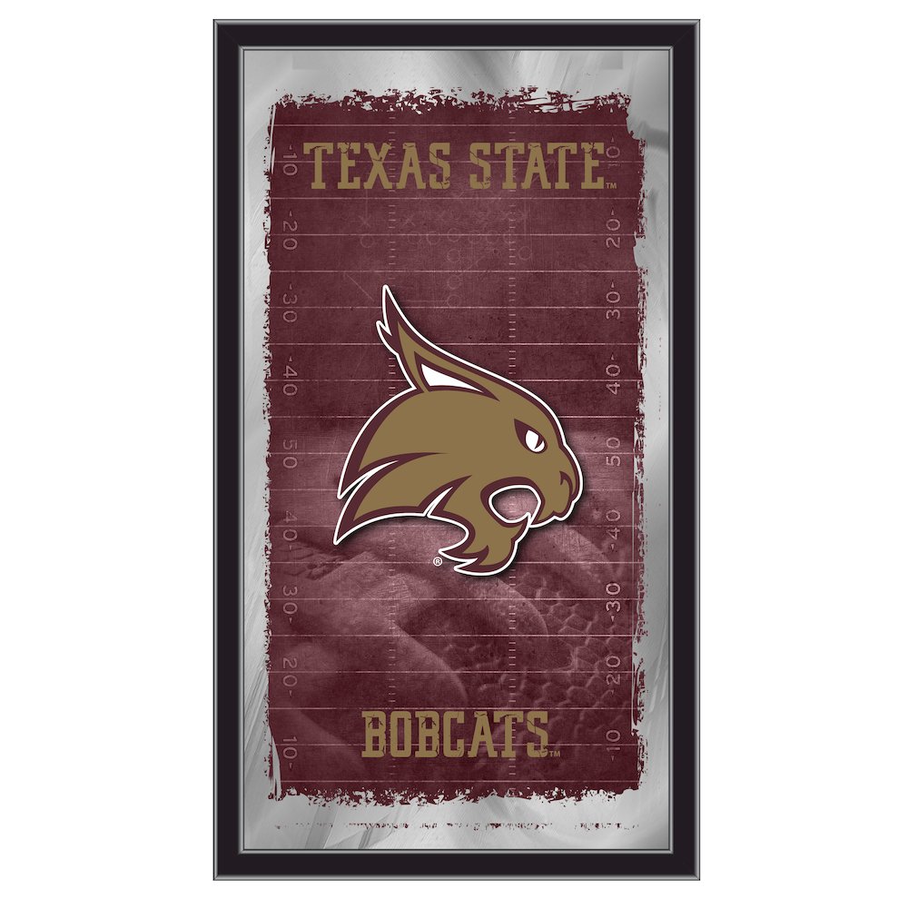 Texas State 15" x 26" Football Mirror