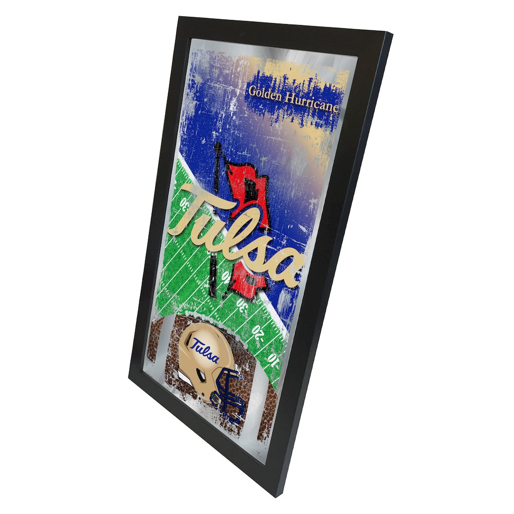 Tulsa 15" x 26" Football Mirror
