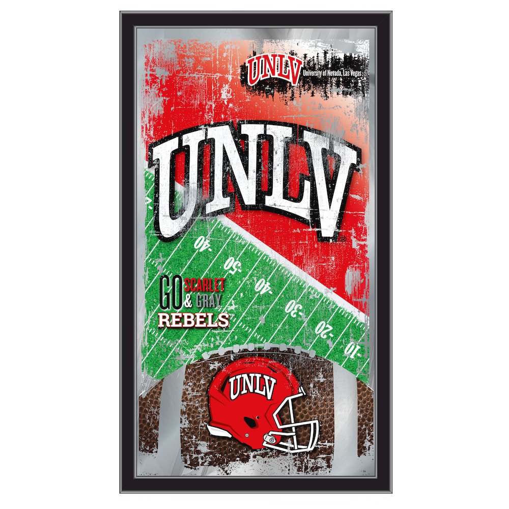 UNLV 15" x 26" Football Mirror