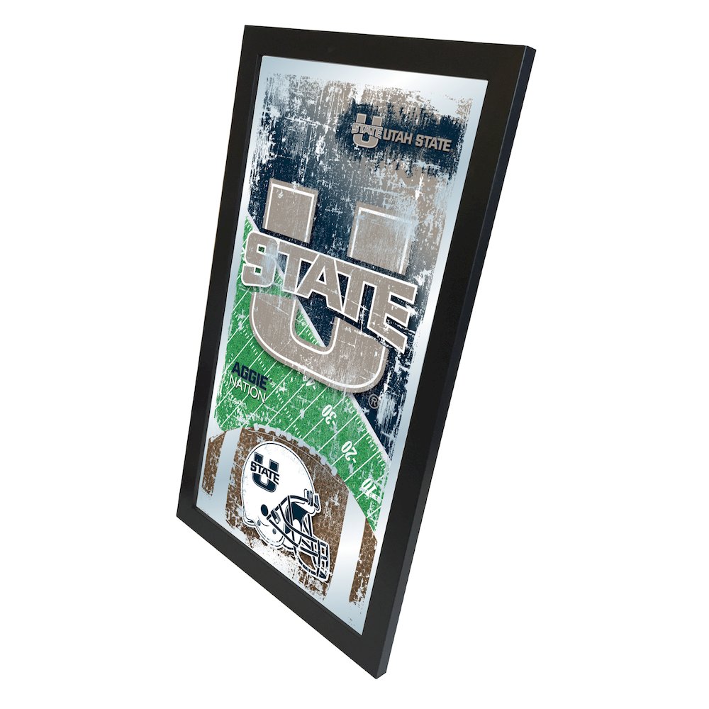 Utah State 15" x 26" Football Mirror