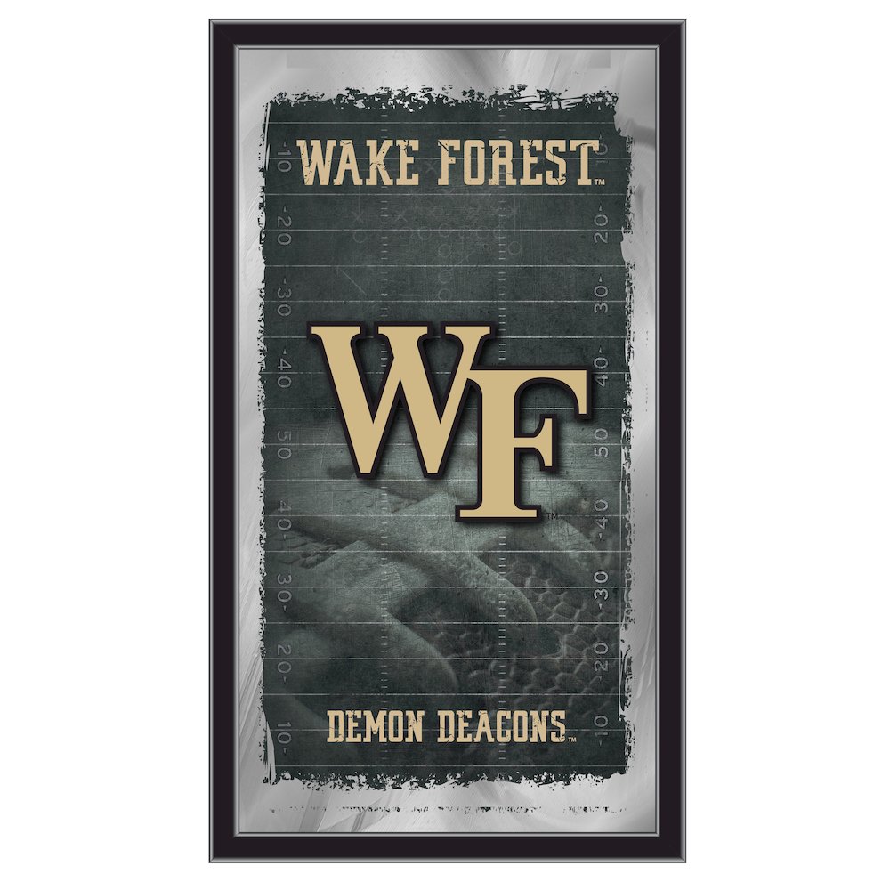 Wake Forest 15" x 26" Football Mirror