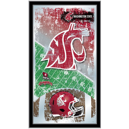 Washington State 15" x 26" Football Mirror