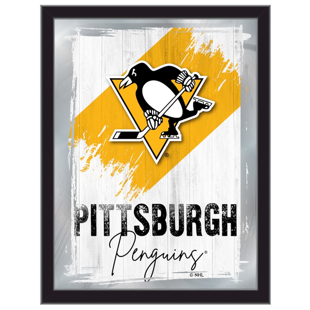 Pittsburgh Penguins 17"x22" Logo Wall Mirror