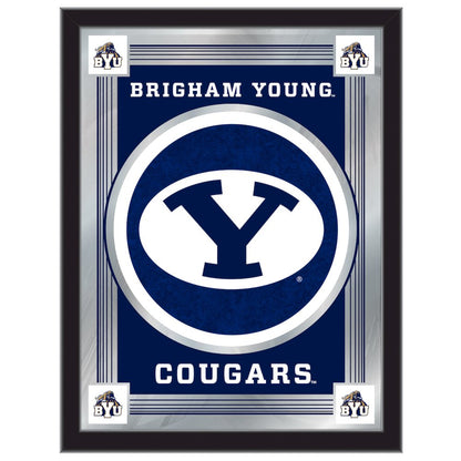 Brigham Young 17" x 22" Logo Mirror