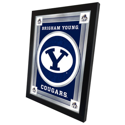 Brigham Young 17" x 22" Logo Mirror