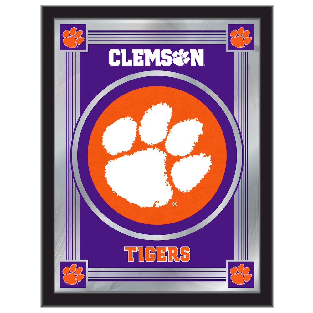Clemson 17" x 22" Logo Mirror