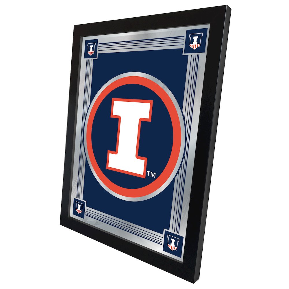 Illinois 17" x 22" Logo Mirror