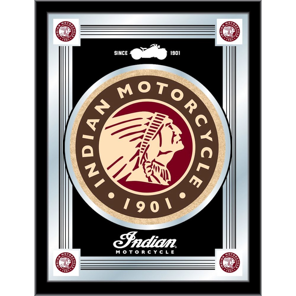 Indian Motorcycle 17" x 22" Logo Mirror