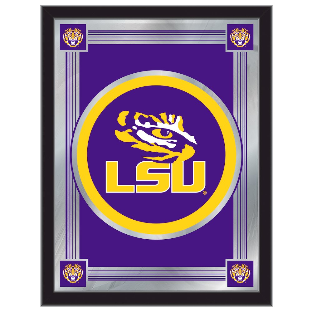 Louisiana State 17" x 22" Logo Mirror