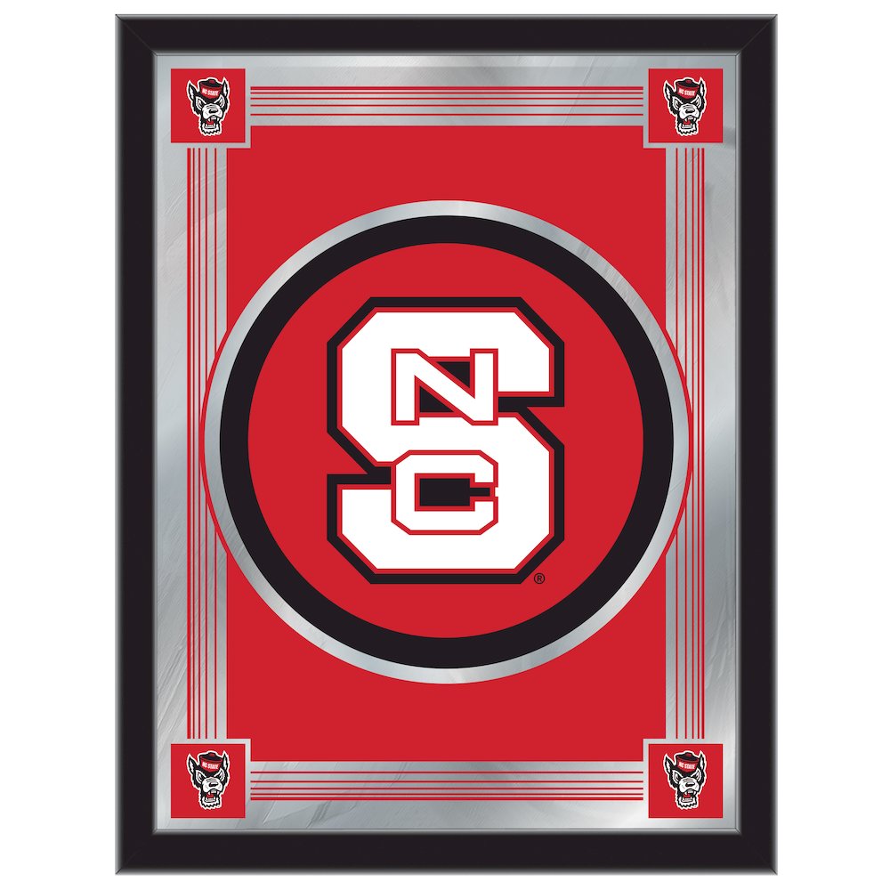 North Carolina State 17" x 22" Logo Mirror