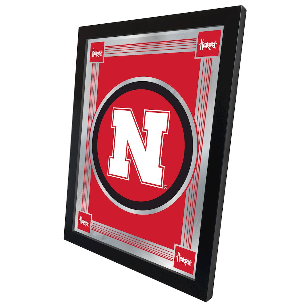 Nebraska 17" x 22" Logo Mirror
