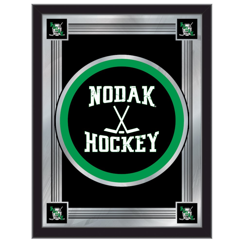 North Dakota Hockey 17" x 22" Logo Mirror
