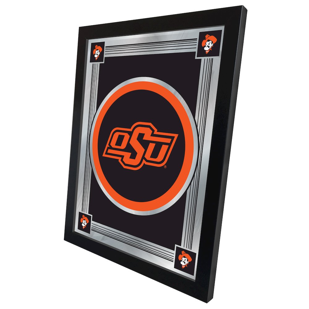 Oklahoma State 17" x 22" Logo Mirror