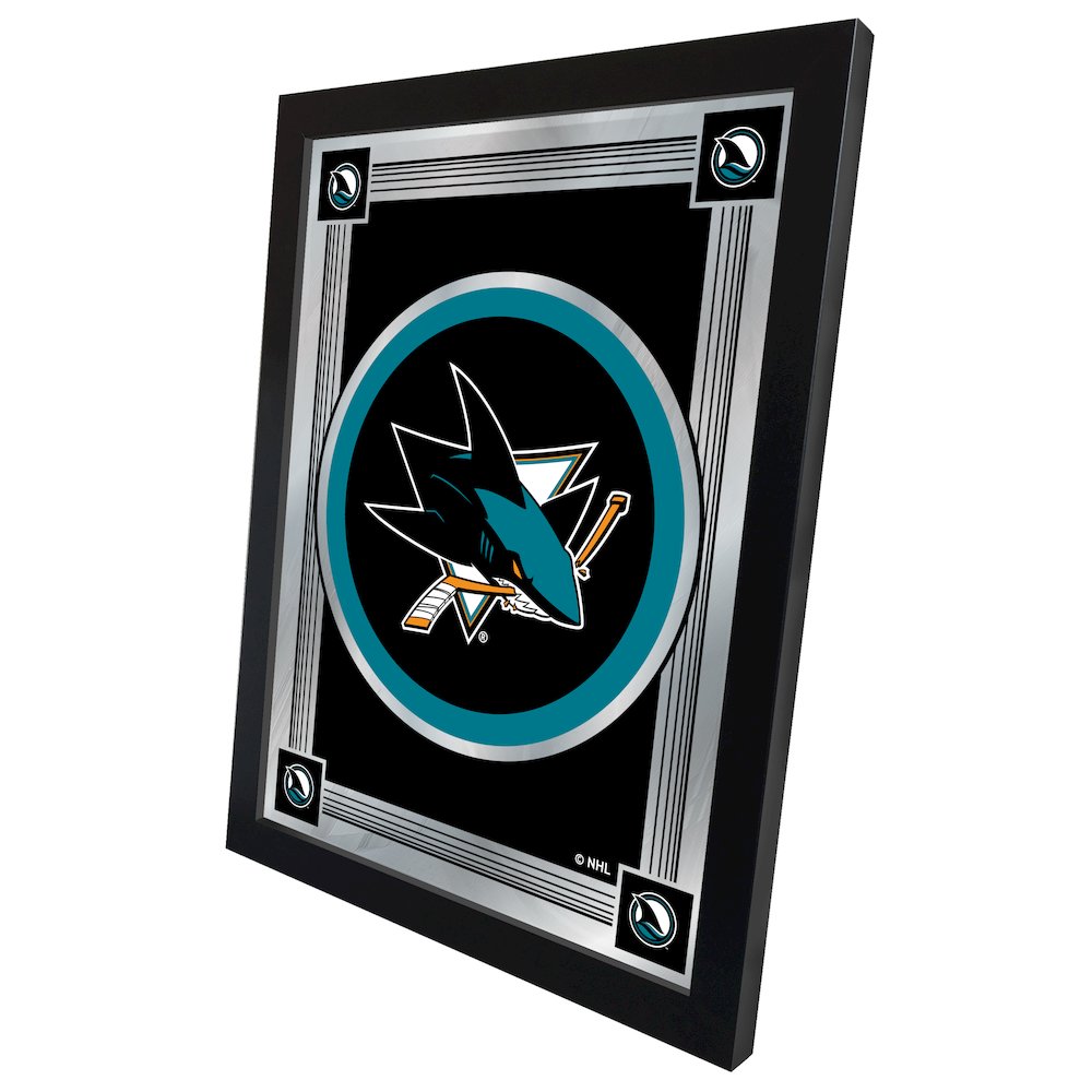 San Jose Sharks 17" x 22" Logo Mirror
