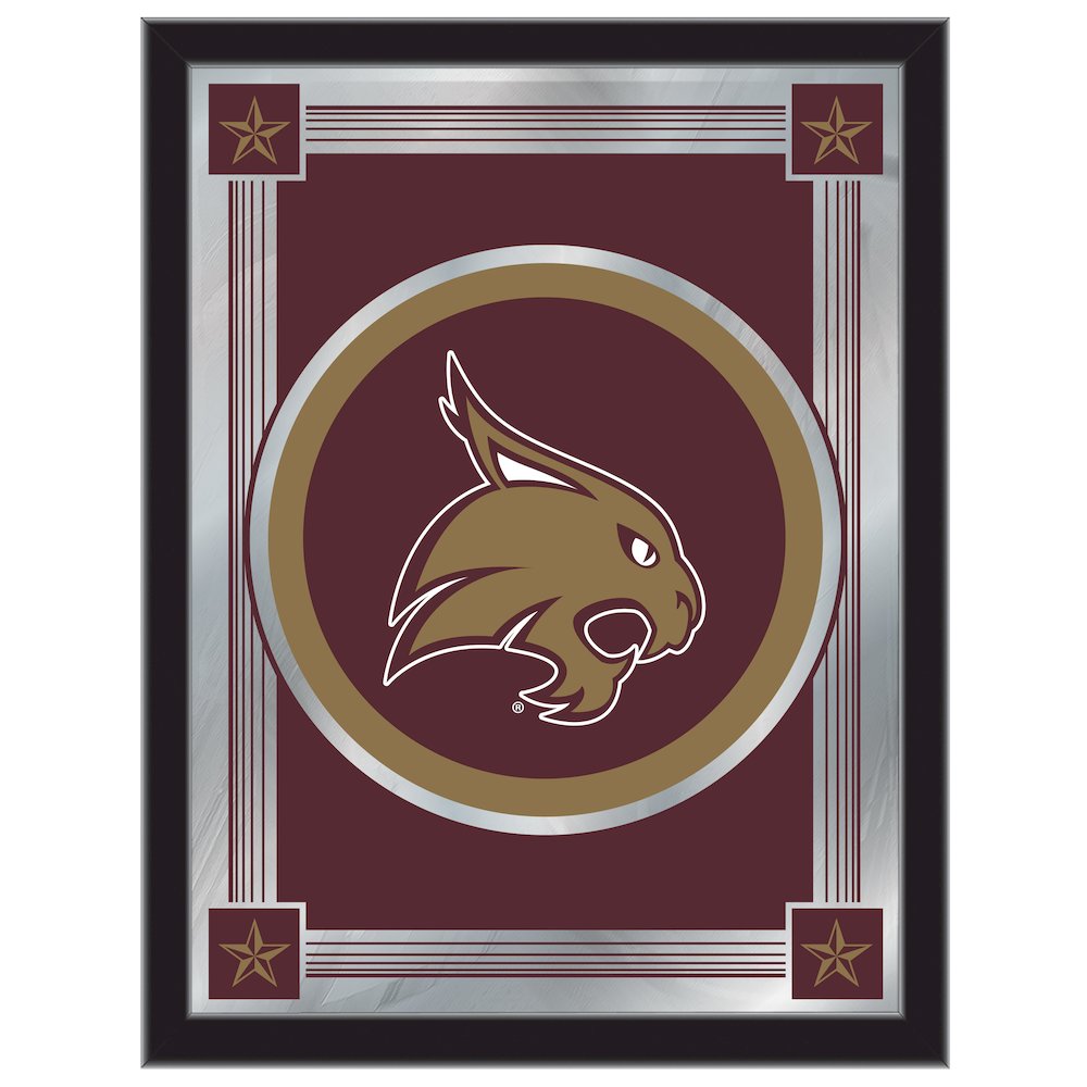 Texas State 17" x 22" Logo Mirror
