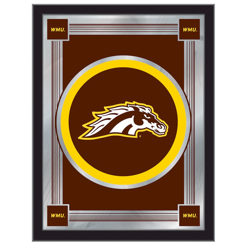 Western Michigan 17" x 22" Logo Mirror