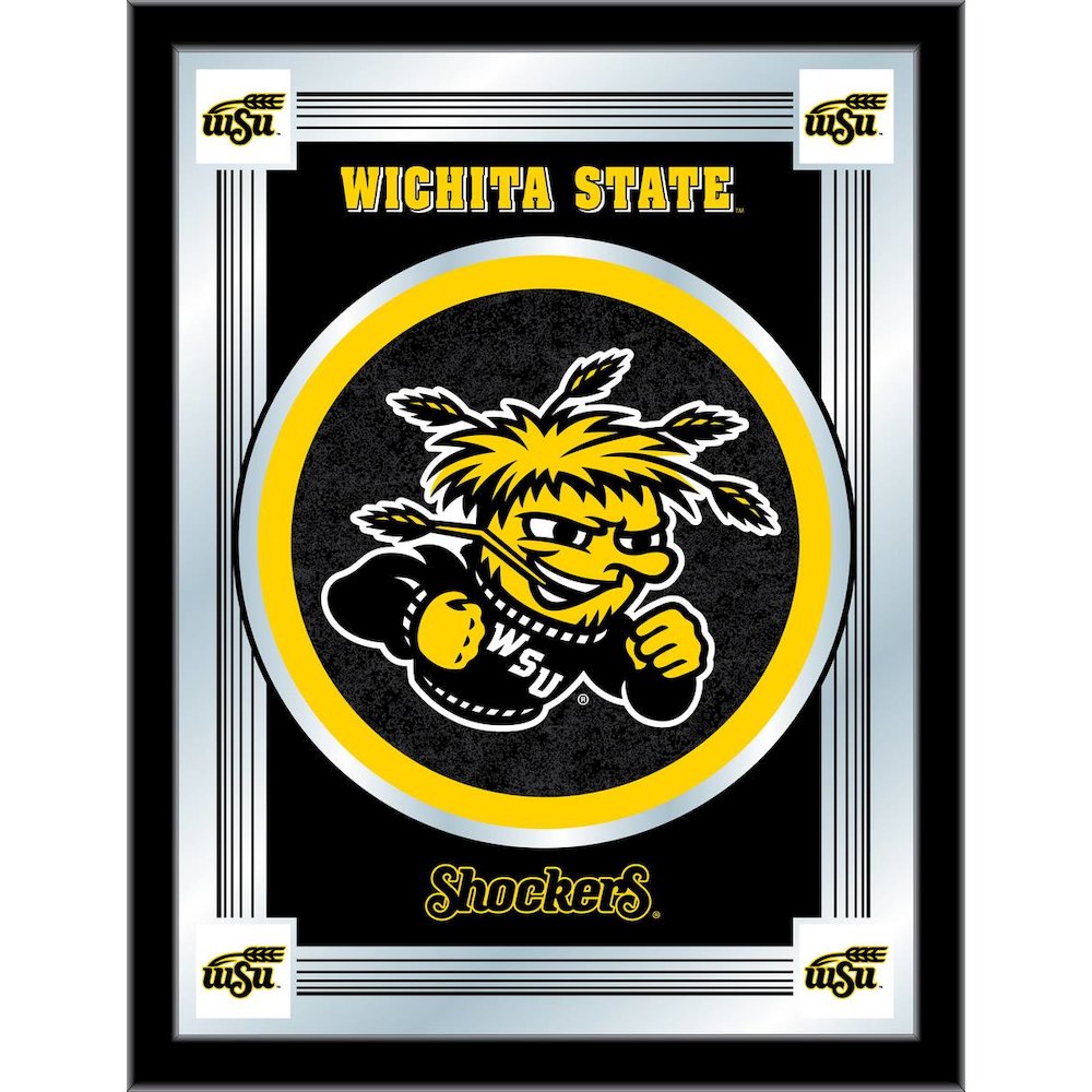 Wichita State 17" x 22" Logo Mirror