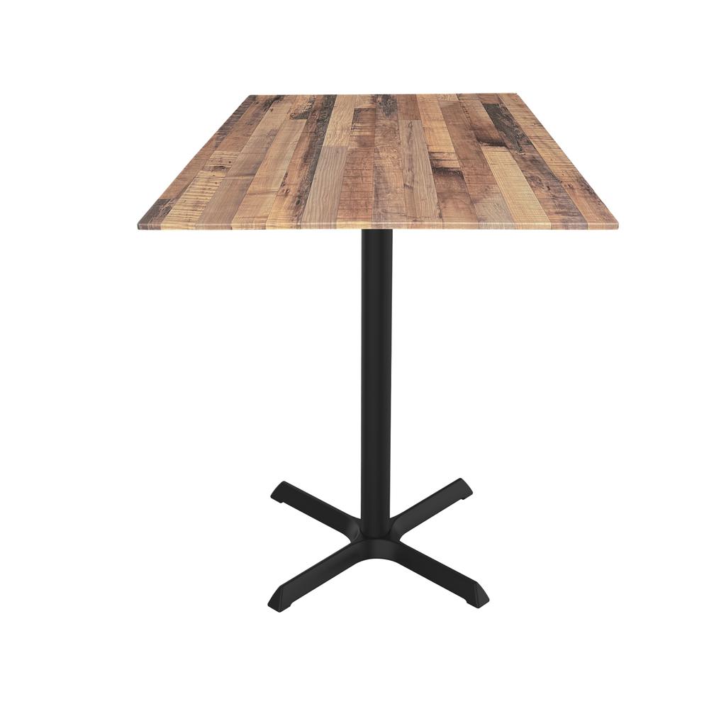 36" Tall OD211 Indoor/Outdoor All-Season Table with 32" x 32" Square Rustic Top