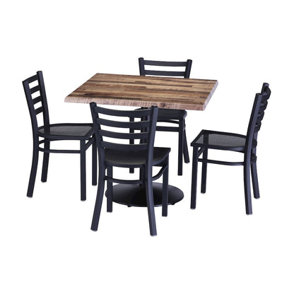 Jackie 1 - 18" Outdoor Chair with Black Wrinkle Finish
