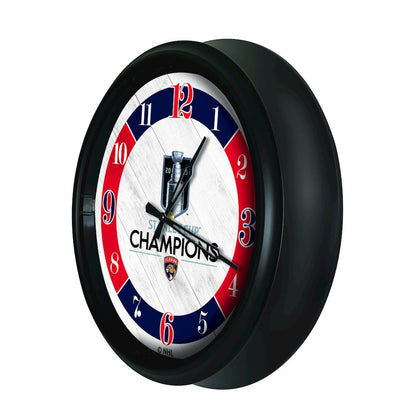 Florida Panthers - 2025 Stanley Cup Indoor/Outdoor LED Wall Clock