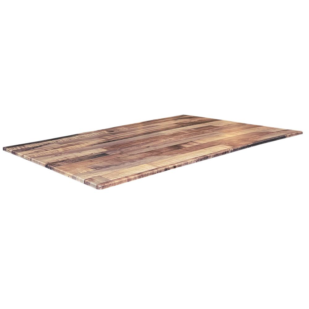 32" x 48" Rustic, Indoor/Outdoor All-Season EuroSlim Table Top