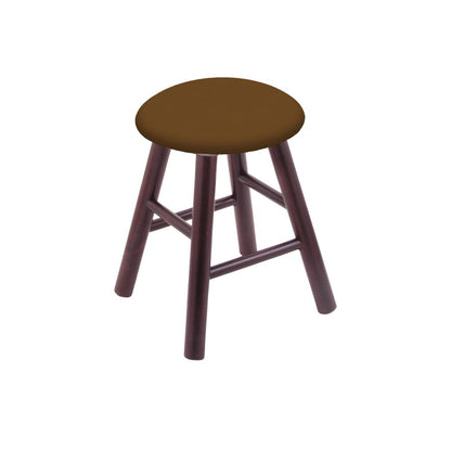 Maple Vanity Stool in Dark Cherry Finish with Canter Thatch Seat