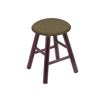 Maple Vanity Stool in Dark Cherry Finish with Graph Cork Seat