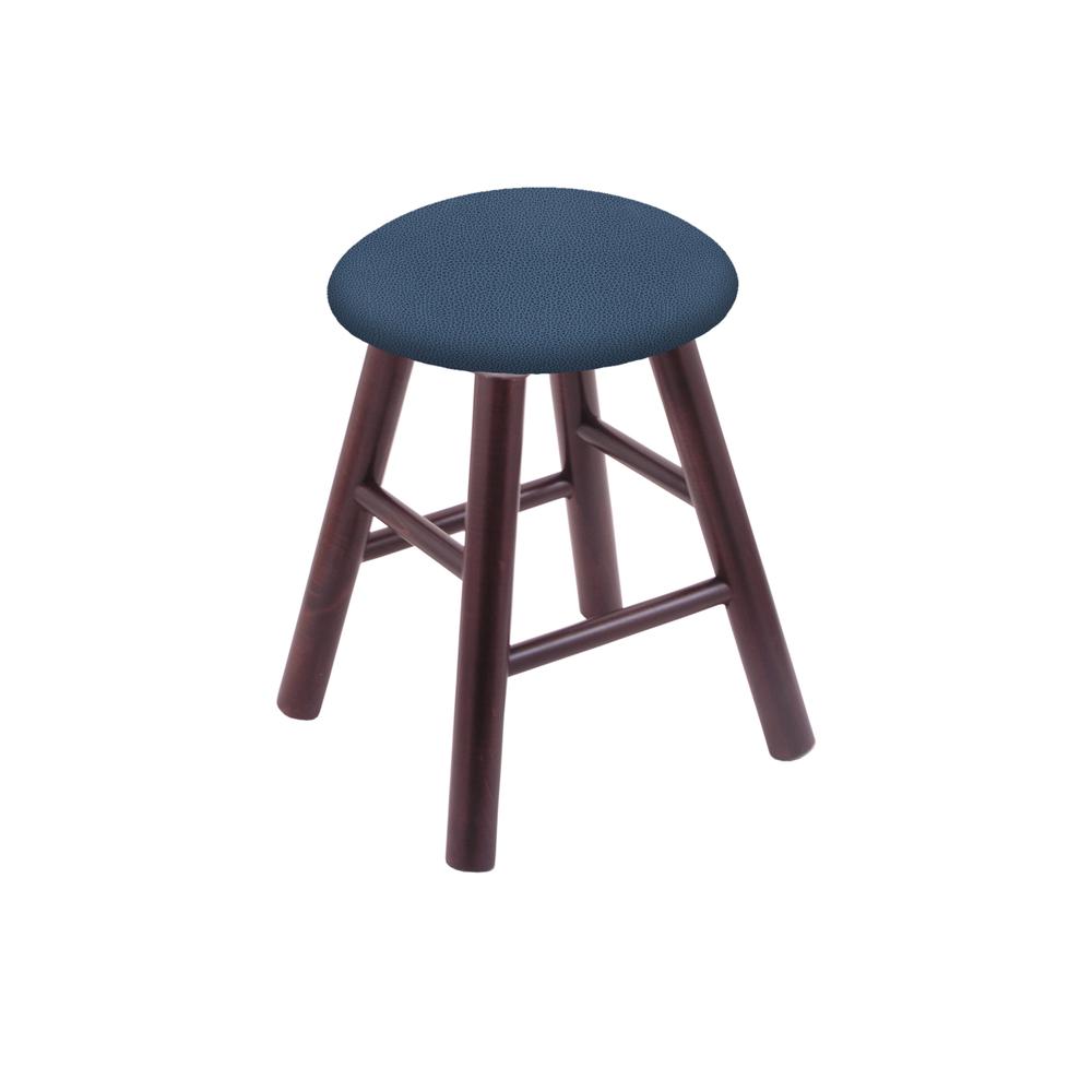 Maple Vanity Stool in Dark Cherry Finish with Rein Bay Seat