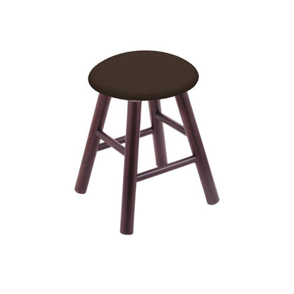 Maple Vanity Stool in Dark Cherry Finish with Rein Coffee Seat