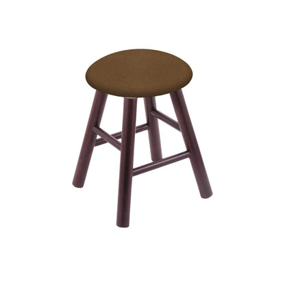 Maple Vanity Stool in Dark Cherry Finish with Rein Thatch Seat